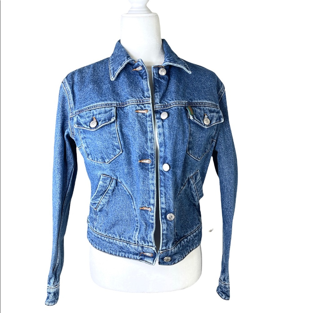 🇬🇧 English Designer Katherine Hammett Denim Jean Jacket - London